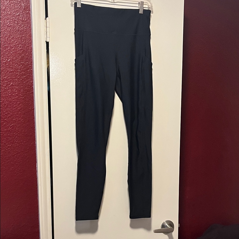 Fabletics Black High-Rise Cold Weather Leggings